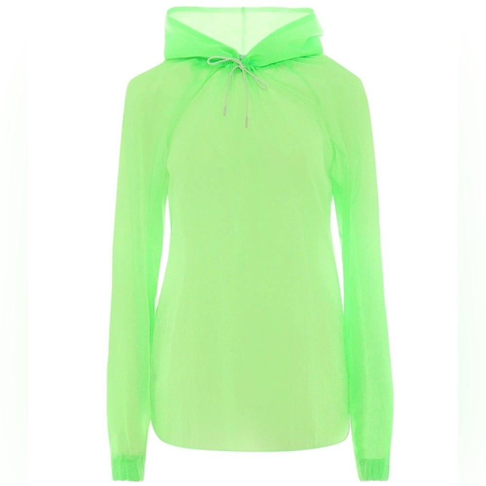 NWT Regina Pyo Erika Blouse in Nylon Fluo